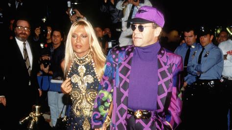 versace elton john rocket man runway|Versace auction Elton John.